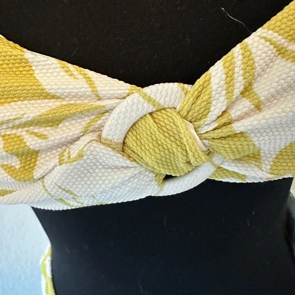 L*space chartreuse 70’s high cut 2 piece